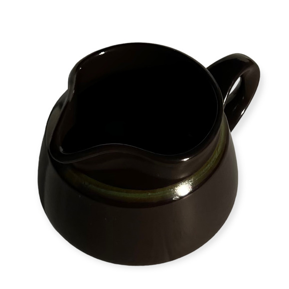 Franciscan Madeira Vintage 1960s Brown and Green Earthenware Creamer Pitcher - Picture 10 of 14